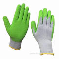 Safety working/gardening gloves with crinkle finish